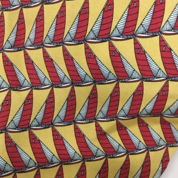 Polo by Ralph Lauren 100% Silk Sailboat Tie - Picture 4 of 8